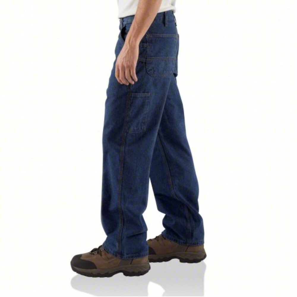 Carhartt Men's FR Signature Denim Dungaree NWOT 34X30 - Picture 13 of 14